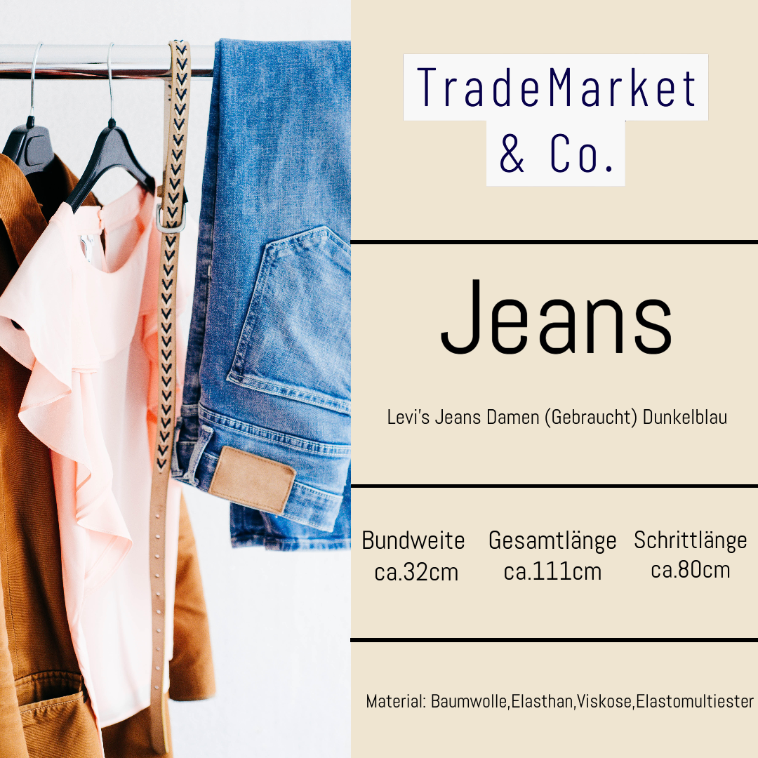 Levi’s Jeans Damen (Gebraucht) Dunkelblau Gr.W 27 L 34