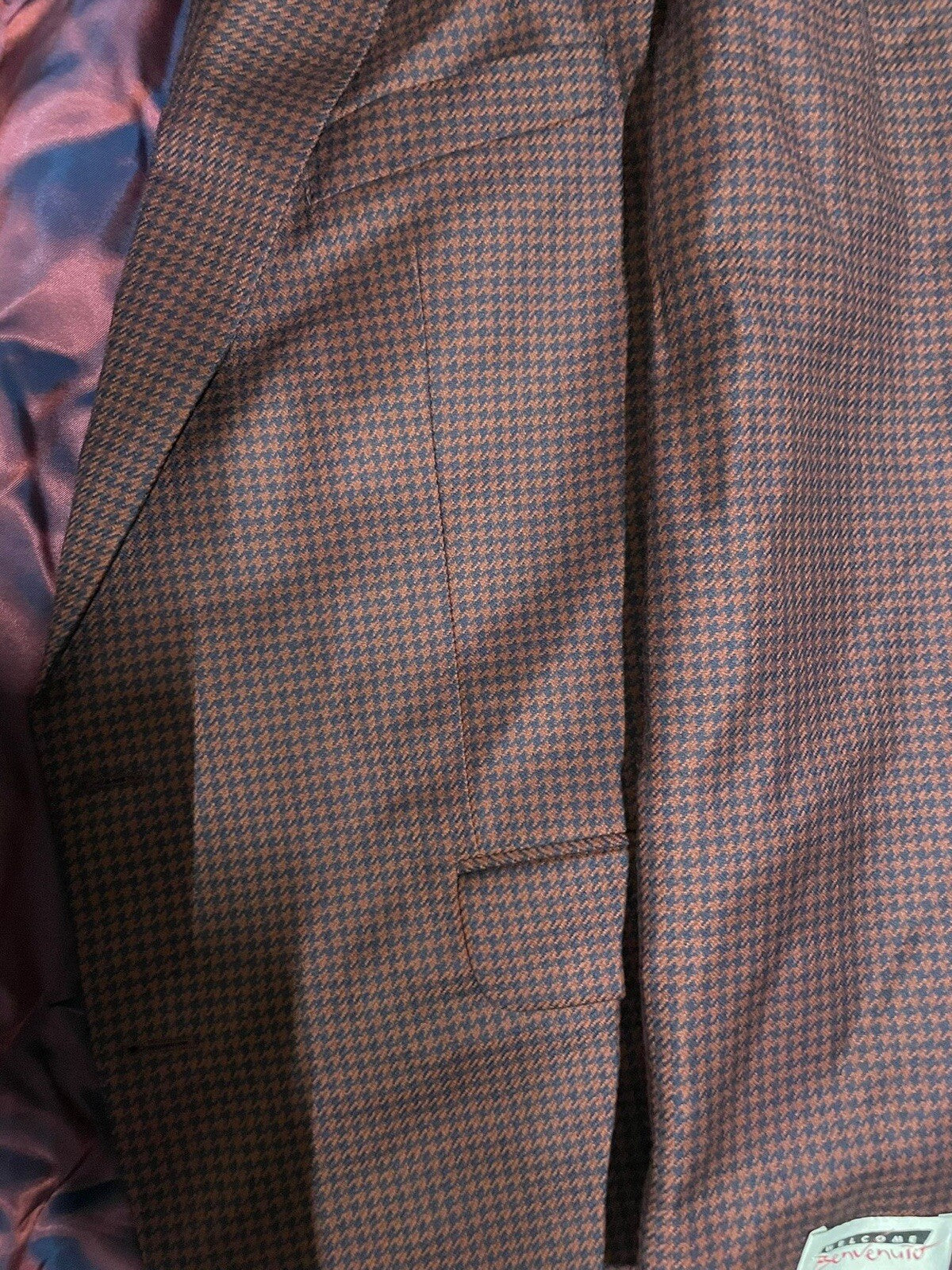 benvenuto Original Blazer Herren (Neu) Gr.28 Rot,schwarz