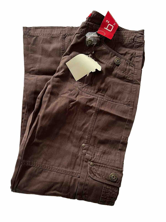 b2 Original Vintage Cargo Hose Damen (Neu/Etikett) Gr.42 Braun