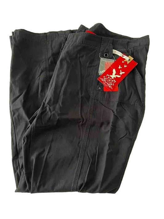 b2 Wild Eagle Original Stoff Hose Damen (Neu/Etikett) Vintage Schwarz Gr.52